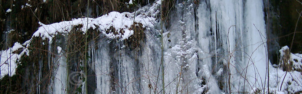 Phantastische Eisfiguren im Winter 2004