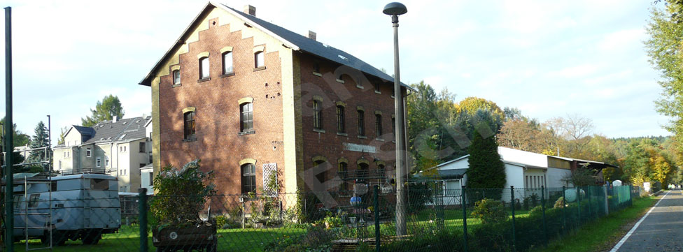 Gebäude des Bahnhofs Wittgensdorf (Unterer Bahnhof bzw. Station Unterwittgensdorf - 2016)