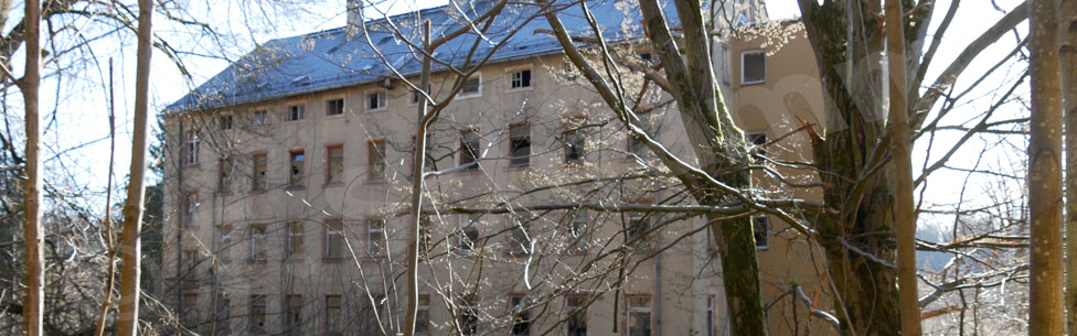 Das Gebäude der "Hoffmannschen Spinnerei", später im Volksmund als "Lumpenburg" bezeichnet
