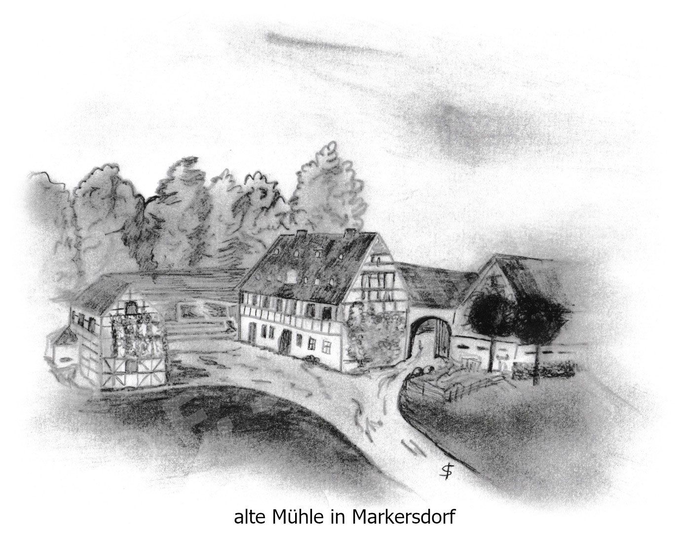 alte Mühle in Markersdorf