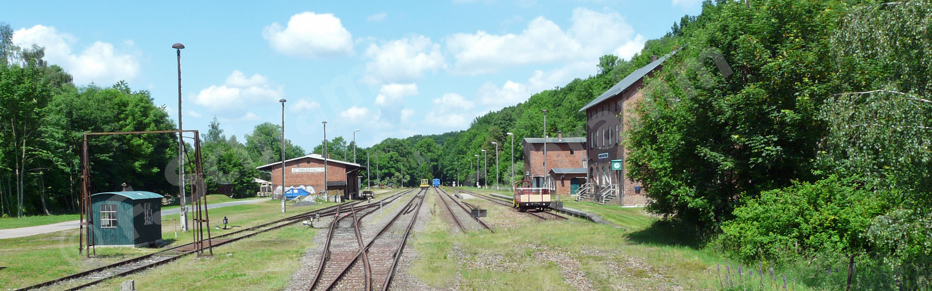 Gelände des Museumsbahnhof Markersdorf-Taura (2014)